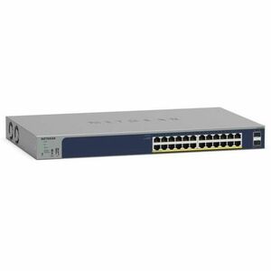 Netgear Business GS724TPP 24 Ports Manageable Ethernet Switch - Gigabit Ethernet - 10/100/1000Base-T, 1000Base-X - Grey - 