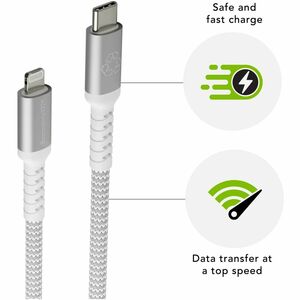 dbramante1928 ApS 1,20 m Lightning/USB-C Datentransferkabel - 1 / Stück - Cable for Ladegerät - 480 Mbit/s - MFI - Weiß