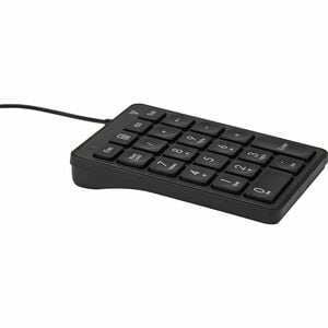 V7 KP350 Keypad - Cable Connectivity - USB Type A Interface - Black - Calculator, Email Hot Key(s) - ChromeOS, macOS Ventu