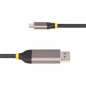 StarTech.com Câble USB-C vers DisplayPort de 3m, 8K 60Hz/4K 144Hz, HDR, Câble de Conversion Vidéo USB-C vers DP 1.4, Compa