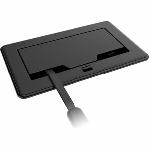 Crestron FlipTop FT2-202-MECH-PTL-B Kabelschutz - Schwarz - Metall