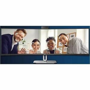 Philips 49B2U6903CH 49" (124.5 cm) Class Webcam Dual Quad HD (DQHD) Curved Screen LED Monitor - 32:9 - Textured Charcoal -