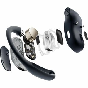 Shokz OpenFit Air True Wireless Ohrbügel, Ohrhörer Stereo Ohrhörerset - Schwarz - Binaural - Offen - Bluetooth