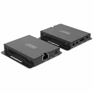 Digitus Video-Extender-Transmitter/Receiver - Verkabelt - 40 m Reichweite - 2 x Netzwerk (RJ-45) - 1 x HDMI Ein - 1 x HDMI
