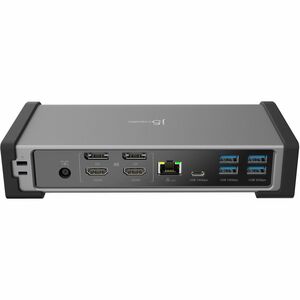 j5create JTD568 Thunderbolt™ 4 Quad Display Docking Station-UK, Black. Connectivity technology: Wired, Host interface: Thu