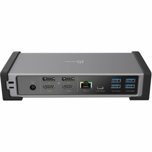 j5create JTD568 raio 4 Estação de ancoragem para Smartphone, Monitor, Leitor de cartão de memória, Notebook - Capacidade d