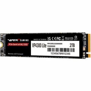 VIPER VP4300 Lite 2 TB Solid State Drive - M.2 2280 Internal - PCI Express NVMe (PCI Express NVMe 4.0 x4) - Gaming Console