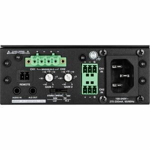 Crestron AMP-X75 Amplifier - 75 W RMS - 2 Channel - Black - 20 Hz to 20 kHz - 18.63 W