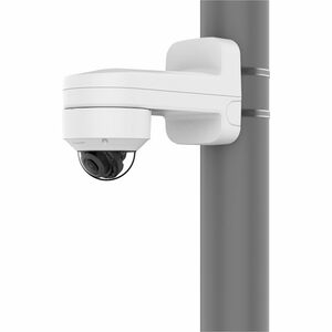 Hanwha SBP-250WMW Pole/Wall Mount for Mounting Adapter - White - 44.09 lb Load Capacity - Aluminum, Polycarbonate
