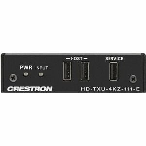 Crestron DM Lite HD-TXU-4KZ-111-E Video Extender Transmitter - Wired - 70.10 m Range - 2 x Network (RJ-45) - 4 x USB - Dis