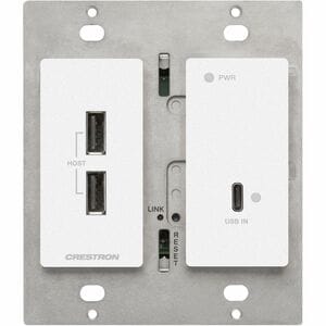 Crestron DM Lite HD-TXU-4KZ-111-2G-W Video Extender Transmitter - Wired - 70.10 m Range - 1 x Network (RJ-45) - 3 x USB - 