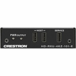Crestron DM Lite HD-RXU-4KZ-101-E Video Extender Receiver - Wired - 70.10 m Range - 2 x Network (RJ-45) - 3 x USB - 1 x HD
