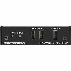 Crestron DM Lite HD-TXU-4KZ-111-E Video Extender Transmitter - Wired - 70.10 m Range - 2 x Network (RJ-45) - 4 x USB - Dis