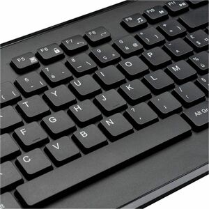 Clavier et souris Targus AKM610FR - AZERTY - Français - USB Sans fil RF 2,40 GHz Clavier - Couleur du clavier/pavé tactile