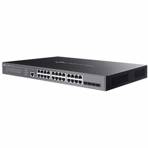 TP-Link 24-Port Gigabit and 4-Port 10GE SFP+ L2+ Managed Switch with 16-Port PoE+ & 8-Port PoE++ - 24 Ports - Manageable -