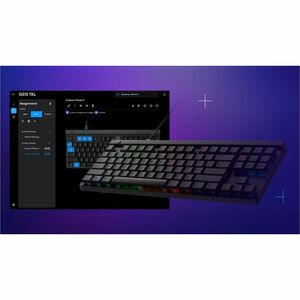 Tastiera gaming Logitech G G515 TKLCavo Connettività - USB Interfaccia - RGB LED - Danese, Norvegese, Svedese, Finlandese 
