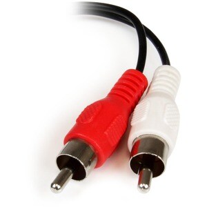 StarTech.com 15.24 cm Mini-phone/RCA Audio Cable - 1 Each - Cable for Audio Device, iPod, MP3 Player - First End: 1 x Mini