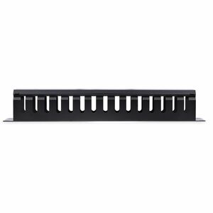 2U Horizontal Finger Duct Rack Cable Management Panel with Cover - Server Rack Cable Duct - Rack Cable Organizer - Network