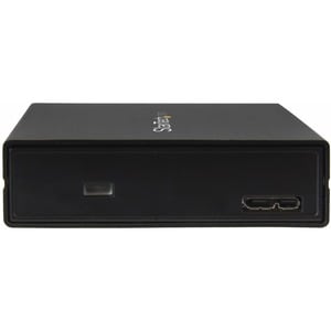StarTech.com Drive Enclosure SATA/600 - USB 3.1 Micro-B Host Interface - UASP Support External - Black - 1 x HDD Supported