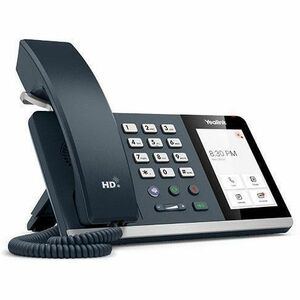 Yealink IP-Telefon - Schnurgebunden - Bluetooth, Wi-Fi - Wandmontierbar, Desktop - Grau - 10,2 cm (4 Zoll) LCD - 2 x Netzw