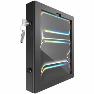 Compulocks iPad Pro M4 & M5 13" , Apex Secured Enclosure Wall Mount - Black - iPad Security Wall Mount