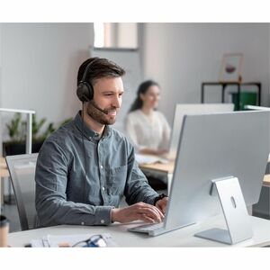 Yealink UH35 Kabel Kopfbügel, Auf den Ohren Mono Headset - Monaural - Ohraufliegend - 20 Hz bis 20 kHz Frequenzgang - 150 