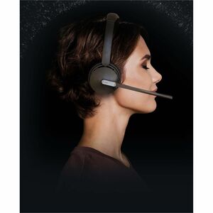 Yealink WH64 Kabellos Kopfbügel, Auf den Ohren Stereo Headset - Schwarz - Microsoft-Teams-Zertifizierung - Binaural - Ohra