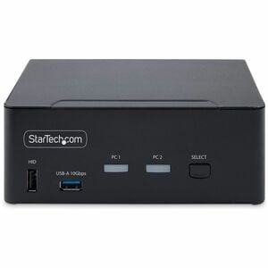 StarTech.com Digital & Analog KVM Switchbox - TAA Compliant - 2 Computer(s) - 1 Local User(s) - 8K, 4K - 7680 x 4320 - 60 