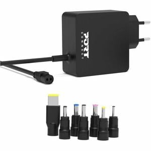 Port Connect 45 W AC Adapter - 1 Pack - Universal Adapter - For Notebook - Europe - 1.50 m Cable - 120 V AC, 230 V AC Inpu