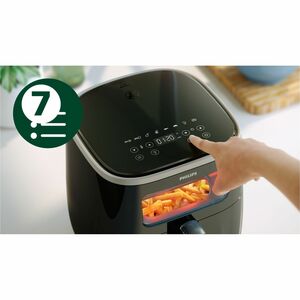 Friggitrice ad aria Philips HD9257 - 1700 W - 5,60 L - Nero