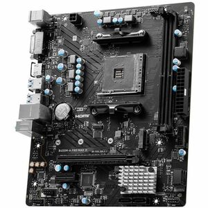 MSI B450M-A PRO MAX II Gaming Desktop Motherboard - AMD B450 Chipset - Socket AM4 - Micro ATX - Athlon, Ryzen 5 Processor 