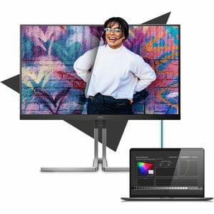 AOC U3 Graphic Pro U27U3CV 27" Class 4K UHD LED Monitor - 16:9 - Textured Black - 68.6 cm (27") Viewable - Nano In-plane S