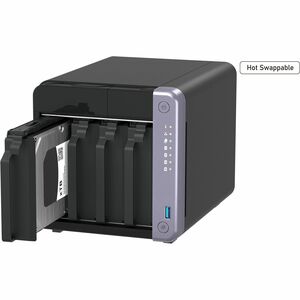 QNAP TS-432X-4G-US SAN/NAS Storage System - Annapurna Labs Alpine AL524 Quad-core (4 Core) 2 GHz - 4 x HDD Supported - 0 x