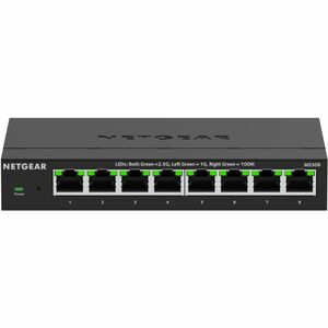 Netgear MS308 8 Anschlüsse Ethernet-Switch - Gigabit-Ethernet - 2.5GBase-T - 6,70 W Stromverbrauch - Verdrilltes Doppelkab