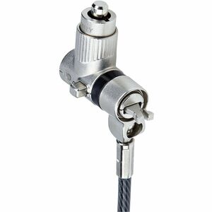 StarTech.com 3-in-1 Universal Laptop Lock 6.6ft, Master Keyed Locking Cable, Security Cable, Compatible w/Noble Wedge®/Nan