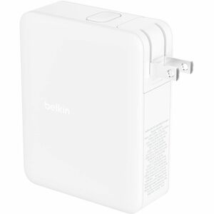 140W 4-PORTS USB GAN WALL CHARGER WITH UK EU US PLUG TIPS WHITE