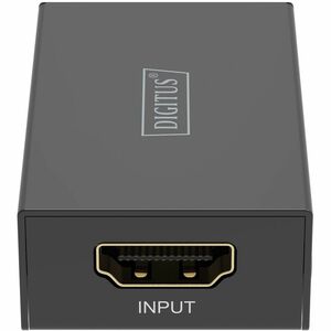 Digitus HDMI-Verlängerung - Schwarz - 1 x USB - 2 x HDMI - 13 m Operating Distance - Metall