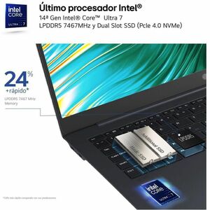 LG gram SuperSlim 15Z90ST-G.AD75B 39.6 cm (15.6") Notebook - Full HD - Intel Core Ultra 7 155H - Intel Evo Platform - 32 G