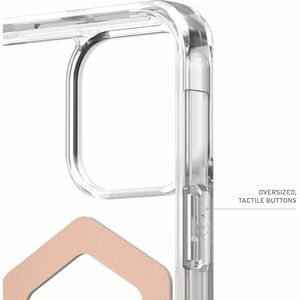 Urban Armor Gear Plyo Case for Apple iPhone 16 Pro Max Smartphone - Ice/Rose Gold - Yellowing Resistant, Impact Resistant,