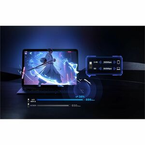 Tenda U11 IEEE 802.11 a/b/g/n/ac/ax Dual Band Wi-Fi Adapter for Desktop Computer, Notebook - USB 2.0 - 886 Mbit/s - 2.40 G