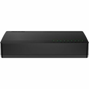 Tenda 8-Port Gigabit Ethernet Switch - 8 Ports - Gigabit Ethernet - 10/100/1000Base-T - 2 Layer Supported - Twisted Pair -