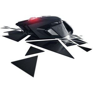 CHERRY MC 9620 Rato para jogos - USB tipo A - Ótico - 9 Taste(n) - Preto - 1 - Cabo - 12000 dpi - Roda de deslocação - Sim