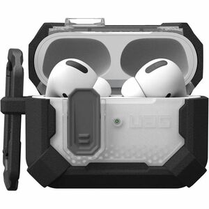 Urban Armor Gear Plasma Rugged Charging Case Apple AirPods Pro (2nd Generation) - Black - Impact Resistant, Shock Resistan