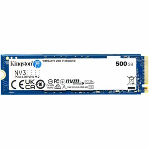 Unità stato solido Kingston NV3 - M.2 2280 Interno - 500 GB - PCI Express NVMe (PCI Express NVMe 4.0 x4) - Desktop PC, Com