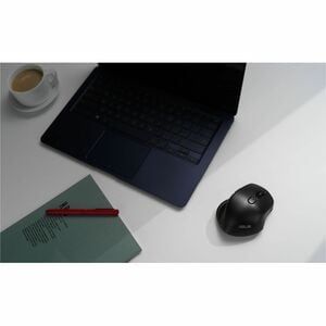 Asus ROG MW203-BK Mouse - Bluetooth/Radio Frequency - USB - Optical - 6 Button(s) - Black - 1 - Wireless - 10 m (393.70") 