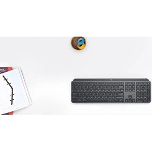 Logitech MX Keys for Business Keyboard - Wireless Connectivity - English (US) - Graphite - MX Keyswitch - Bluetooth - 10 m