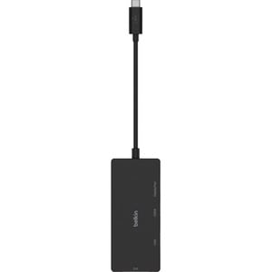 Belkin A/V Adapter - 1 x Type C USB Male - 1 x DVI Video Female, 1 x HDMI Digital Audio/Video Female, 1 x 15-pin HD-15 VGA