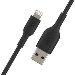 Belkin BoostCharge 2.01 m (79.20") Lightning/USB Data Transfer Cable - 1 - Cable for iPad, iPad Pro, iPhone - First End: 1