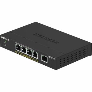 Netgear 300 GS305PP 5 Ports Ethernet Switch - Gigabit Ethernet - 10/100/1000Base-T - 2 Layer Supported - 85.77 W Power Con