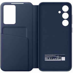 Samsung Smart View EF-ZS721 Tasche (Brieftasche) für 17 cm (6,7 Zoll) Samsung Galaxy S24 FE Smartphone - Blau - Polyuretha
